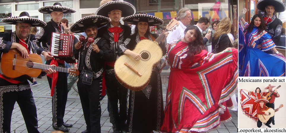 Inca dansers voor parades